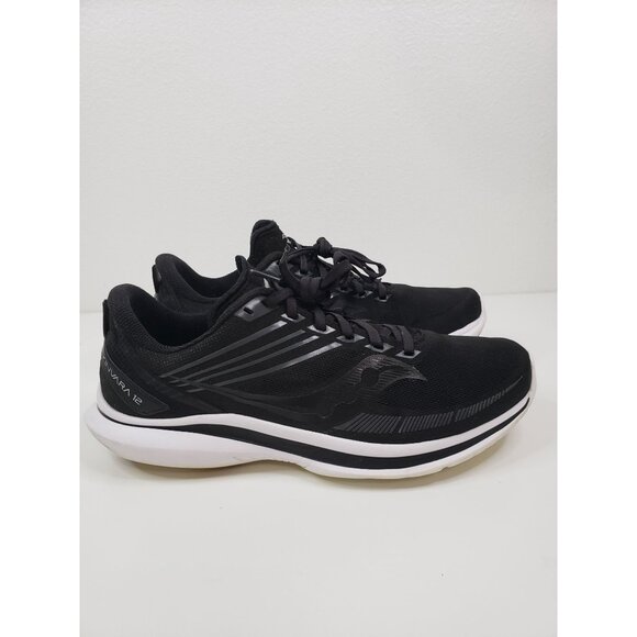 Saucony Men's Kinvara 12 Running Shoes in black/white - Size US 10 - Picture 3 of 10
